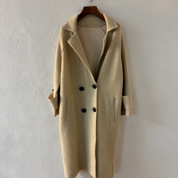빈티지 캐시미어 더블코트