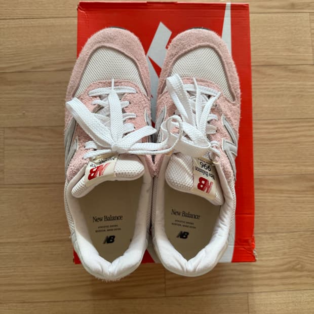 뉴발란스 996 핑크 헤이즈 실버 270