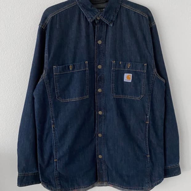 칼하트 청자켓 (기모안감)