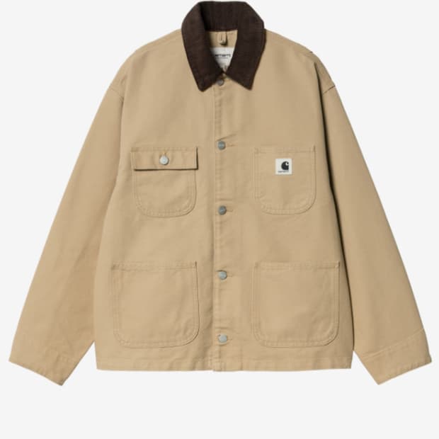 칼하트 wip w og 미시건 코트 S 더스티 브라운