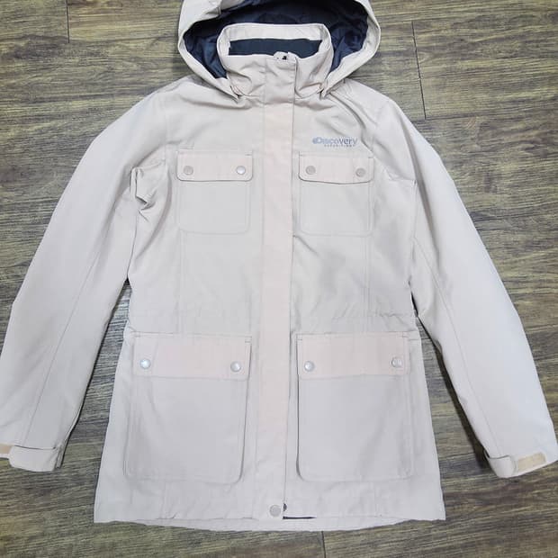 디스커버리 여성 후드바람막이