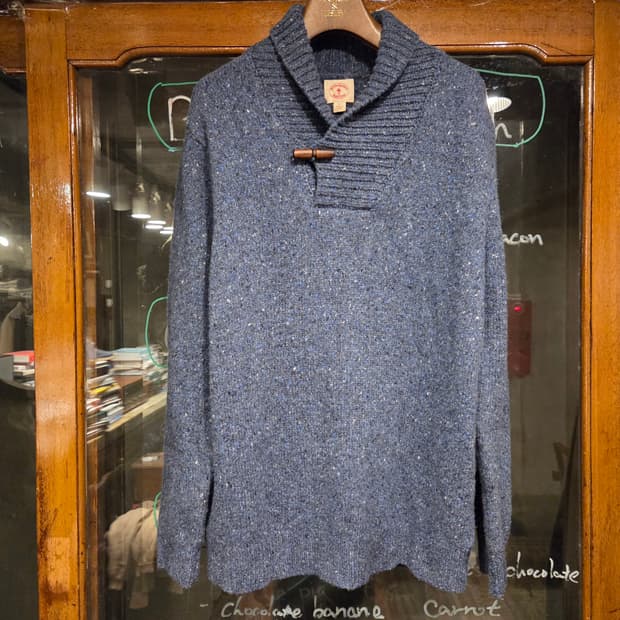 브룩스브라더스 아이리시 숄칼라니트