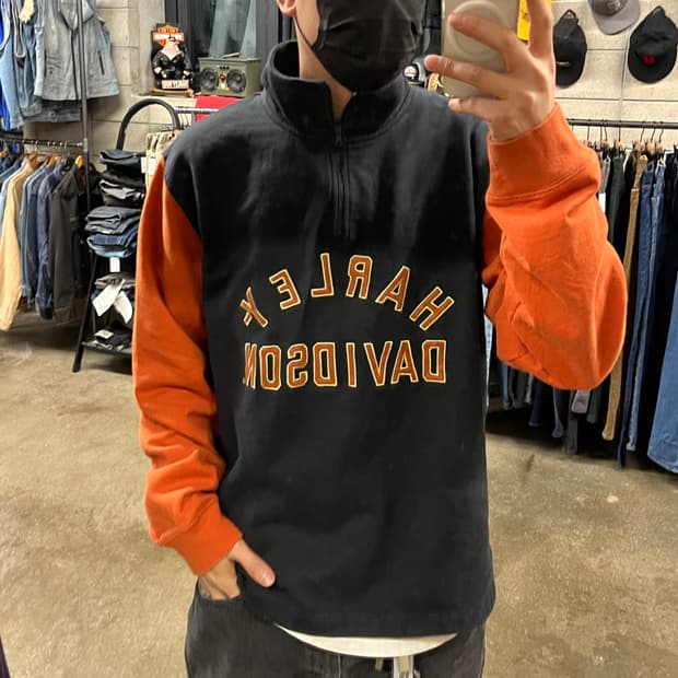 00s 할리데이비슨 아노락 스웻셔츠 (105)