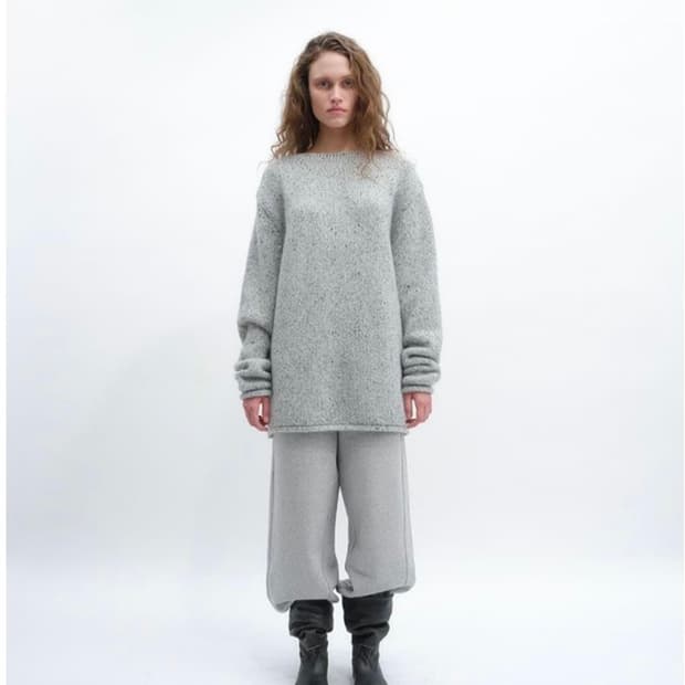 REPOS Mohair Crew Neck Knit 리포 스 모헤어 니트