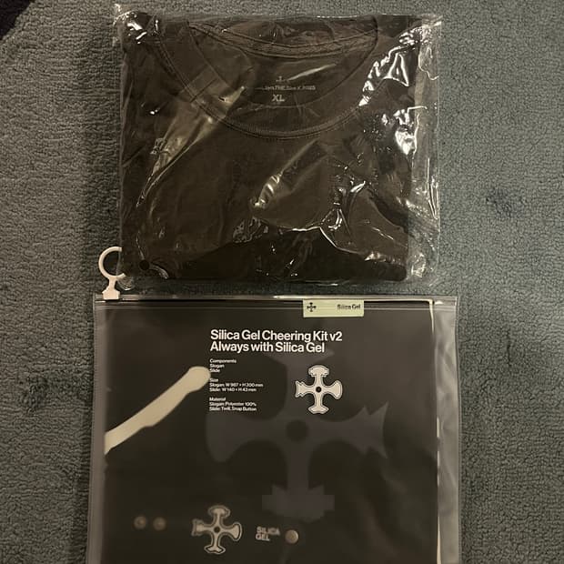 실리카겔 MD/머천 치어링키트v2 & 티셔츠 XL