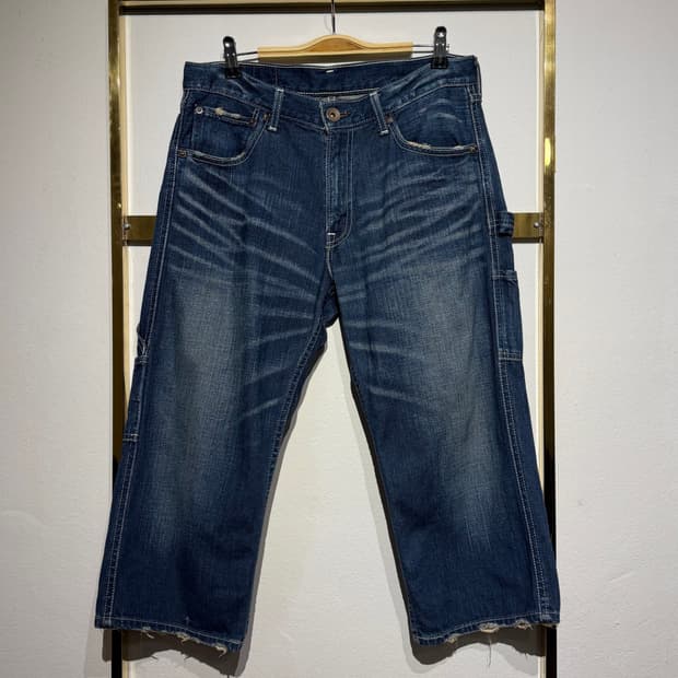 Levis 리바이스 Lot 503 페인터 크롭 데님 팬츠 30x20