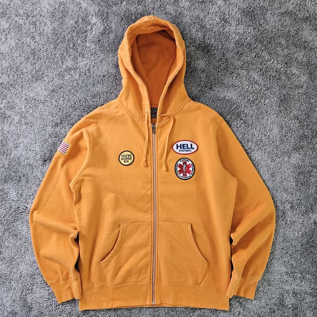 Supreme 17FW 슈프림 히스테릭 글래머 콜라보 후드 집업