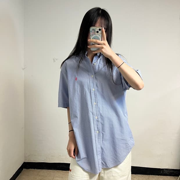 Polo Ralph Lauren Blue Check Shirts