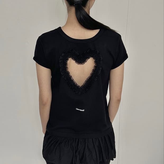 동은 slogan short sleeved T-shirt
