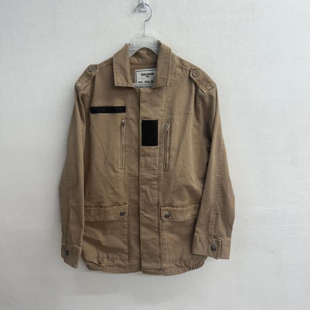 Zadig & Voltaire 쟈딕앤볼테르키즈 베이지 밀리터리 자켓 XL