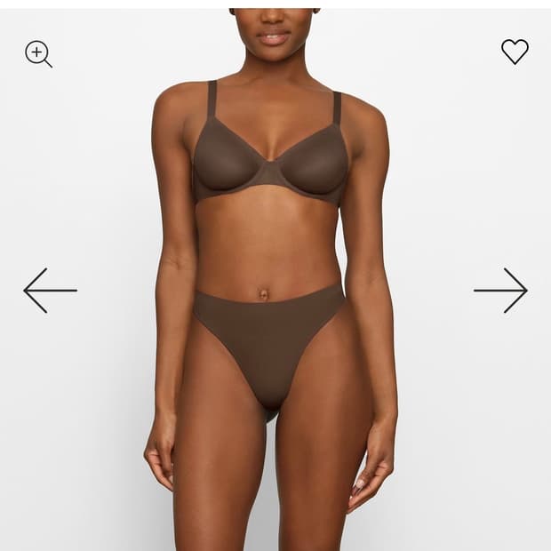 스킴스 SKIMS NO SHOW UNLINED DEMI BRA 