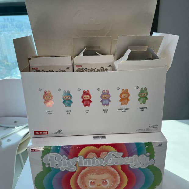 라부부 하이라이트 팝마트 '미개봉 한박스'+개봉 4아이