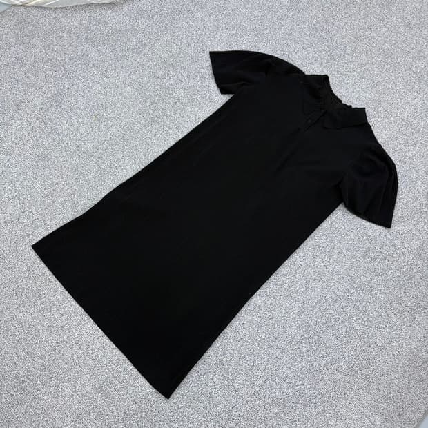 1 빈티지 플리츠 반팔 롱 원피스 0519J