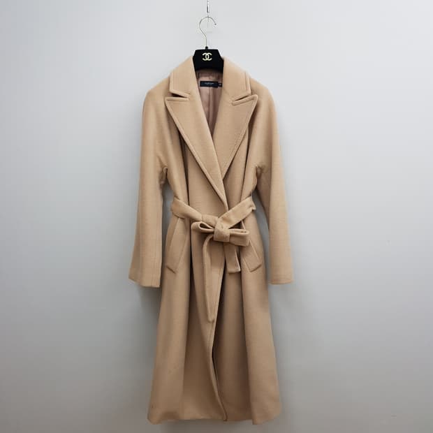 질스튜어트 2020 캐시미어 블렌드 롱벨트 코트 85-91-160사이즈