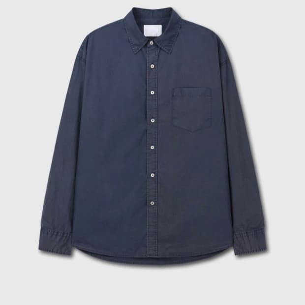 다이브인 CHAFE WASHED SHIRTS (NAVY) 2사이즈