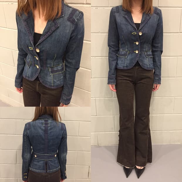 ARMANI JEANS 데님 자켓