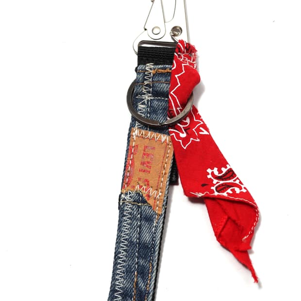 리바이스 리메이크 캡 키링 