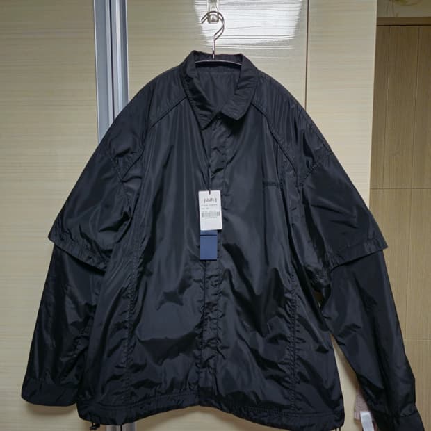 준지 소매 탈부착 셔츠