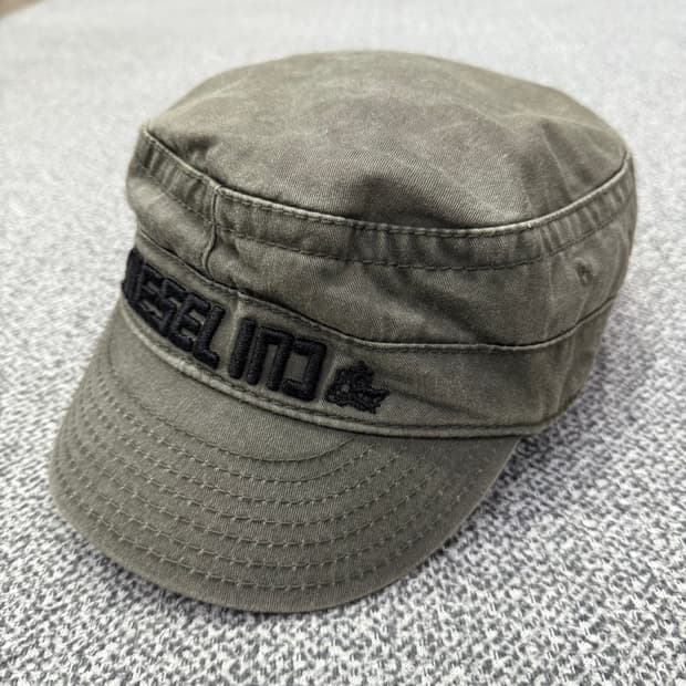 59 디젤 DIESEL 빈티지 피그먼트 군모 모자