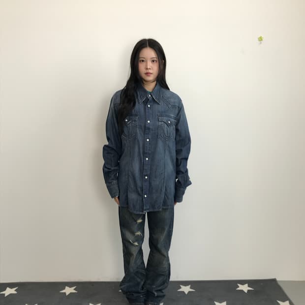 True Religion Denim Western Shirt