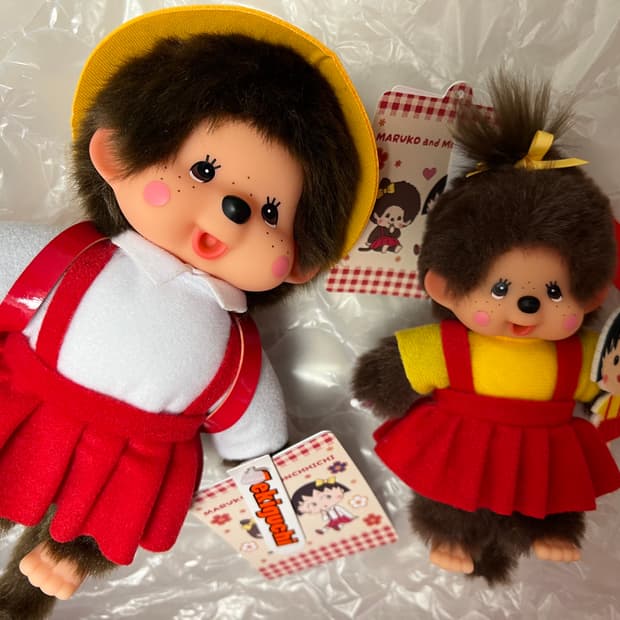 마루코 몬치치 인형&키링 세트 