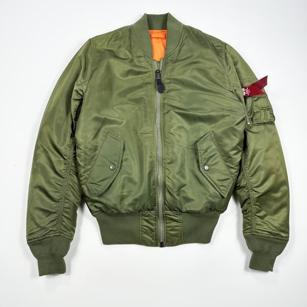 알파인더스트리 리버시블 MA-1 항공점퍼 XS