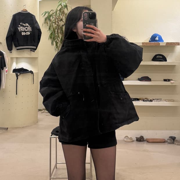 라퍼지스토어 스트링 숏 자켓 U605