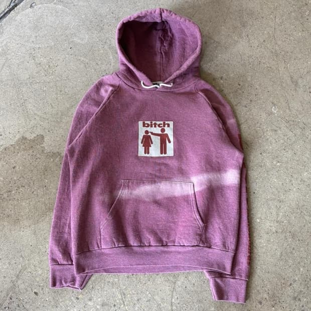 90s 비치 스케이트보드 후드티