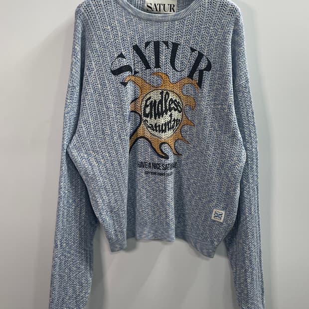 세터 이비자 시스루 니트 (on.716)  