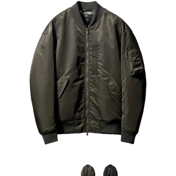 유니클로 질샌더 MA-1 그레이색상 XL 사이즈 새 제품