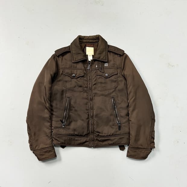 디젤 브라운 나일론 싱글자켓