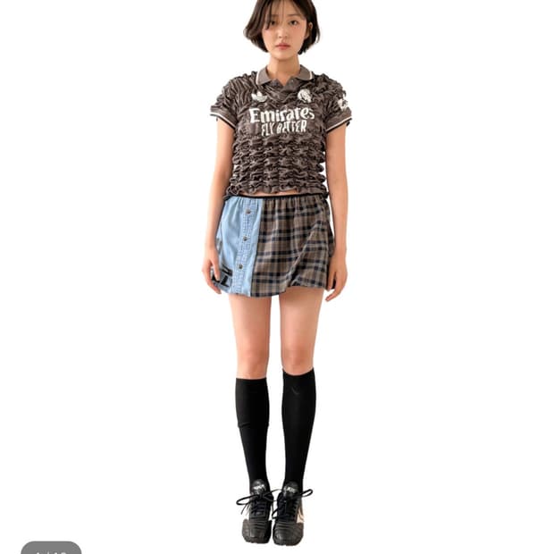 피린 업사이클링 반팔