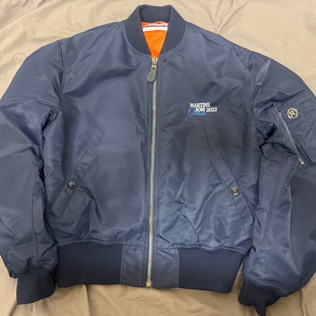 [S] 마틴로즈 2022FW 봄버자켓 네이비