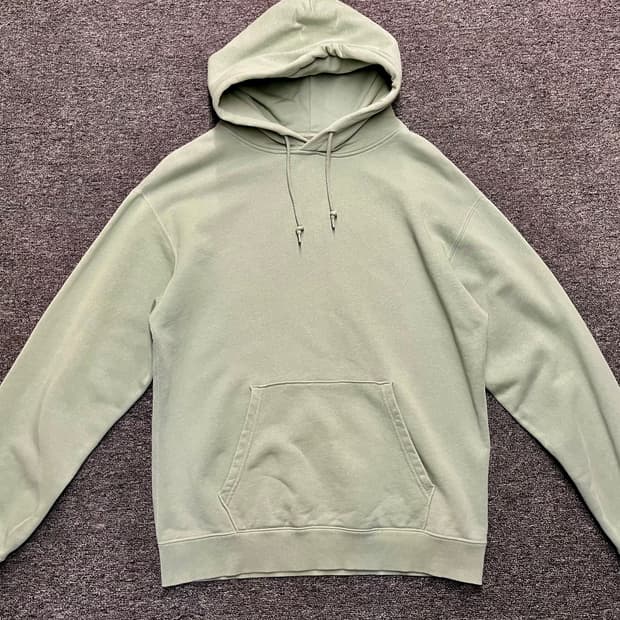 [95~100] 빔즈 BEAMS 민트컬러 후드티 M 