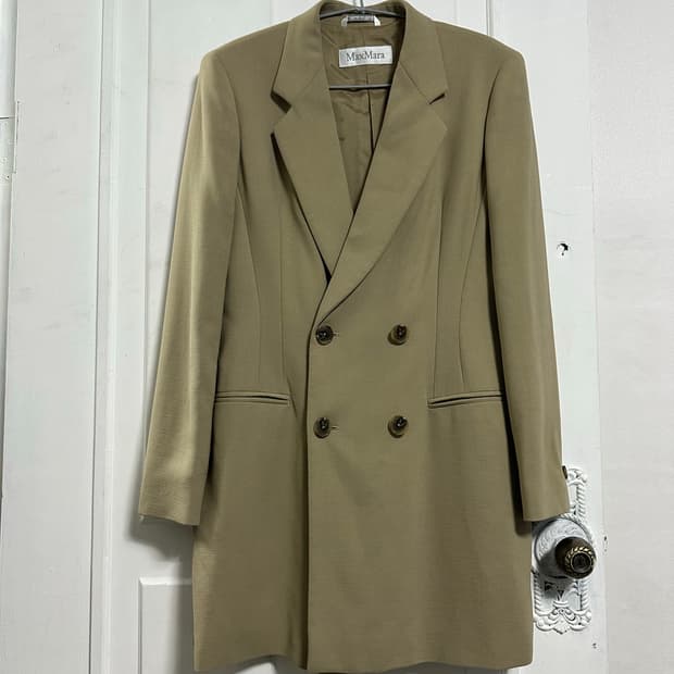 막스마라 더블 브레스티드 블레이저