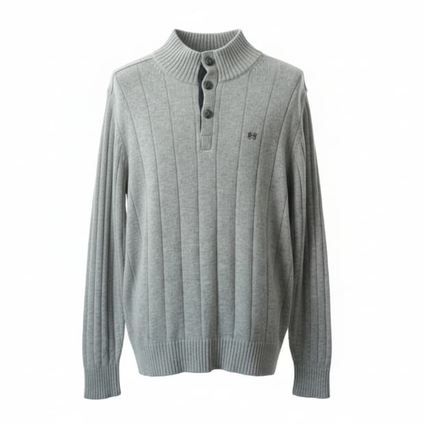 맥그리거 McGREGOR 울혼방 헨리넥 니트 L~XL 
