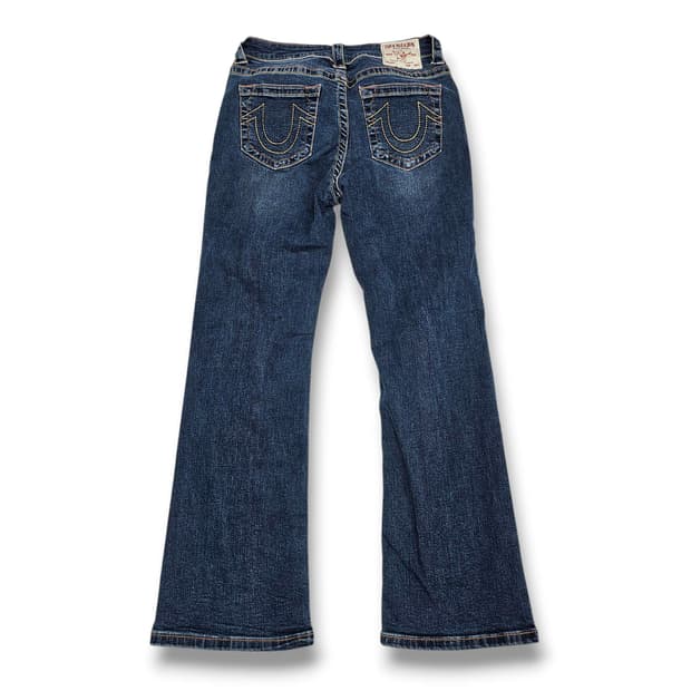 25 True Religion 트루릴리전 USA 플랩 플레어 진