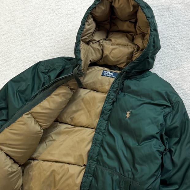 폴로 빈티지 덕다운 패딩