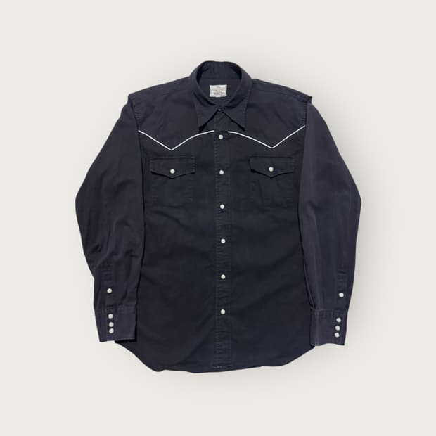 90s Japan Pearl Diver 웨스턴 셔츠 L