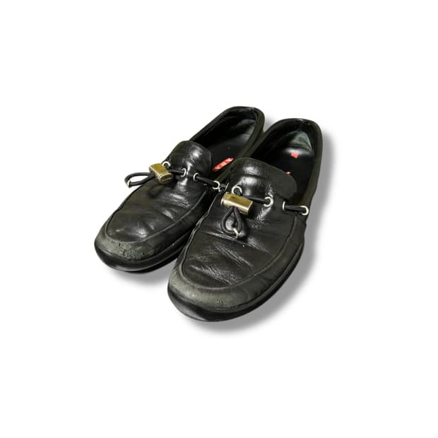 PRADA sports string loafer