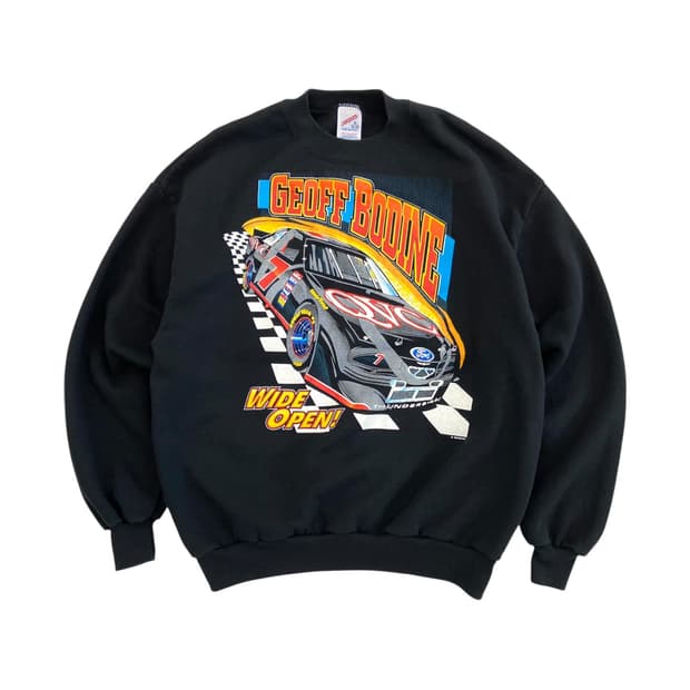 90's Geoff Bodine 나스카 레이싱 스웻셔츠