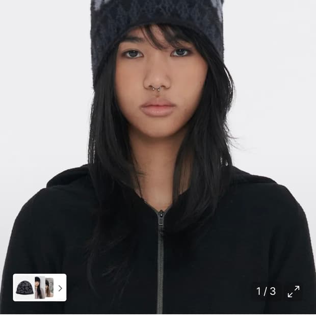 웰빙익스프레스 Flower Jacquard 비니 판매