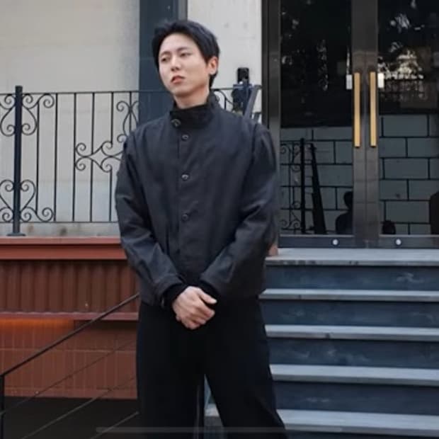 자라 주우재 자켓 박시핏코튼하이넥자켓 M 사이즈