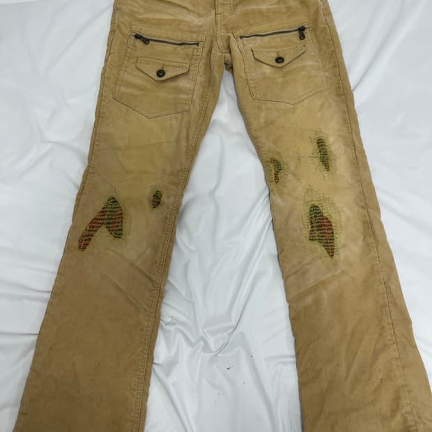 two pocket stitch pants