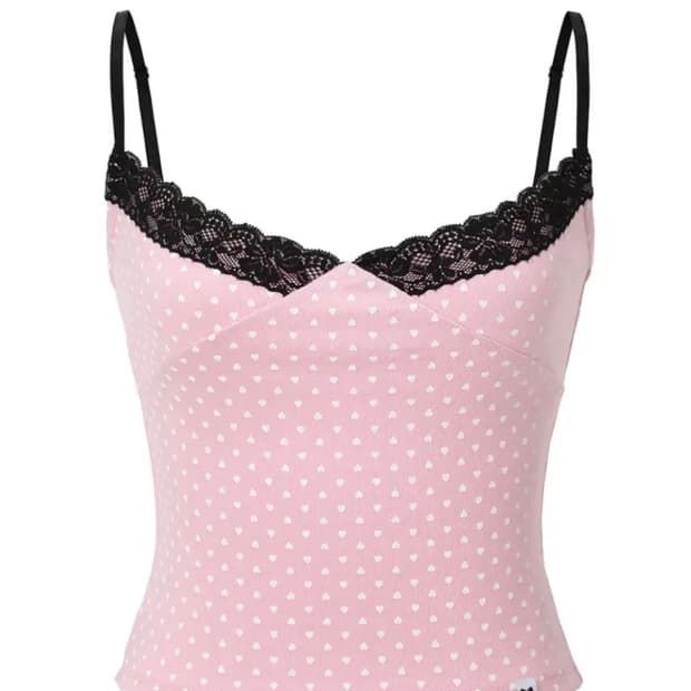 쓰리타임즈  Love spot tank top