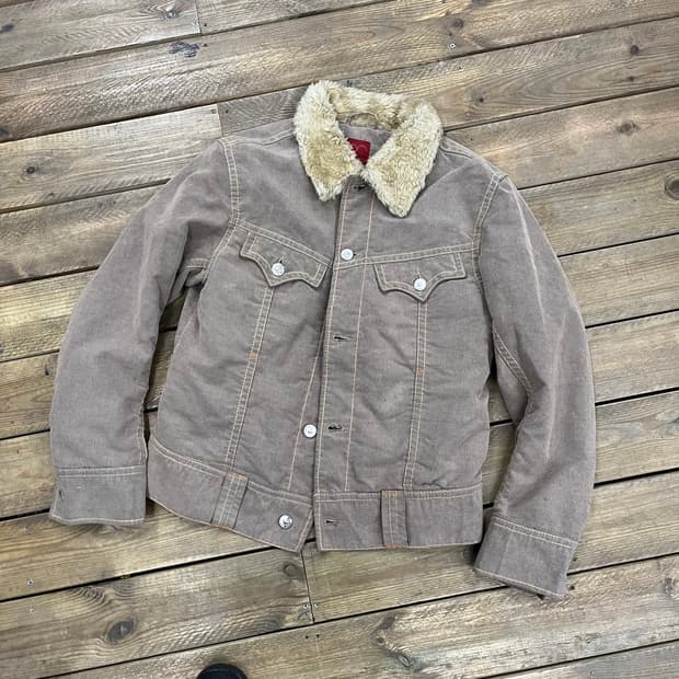 빈티지 리바이스 타입원 코듀로이 양털자켓