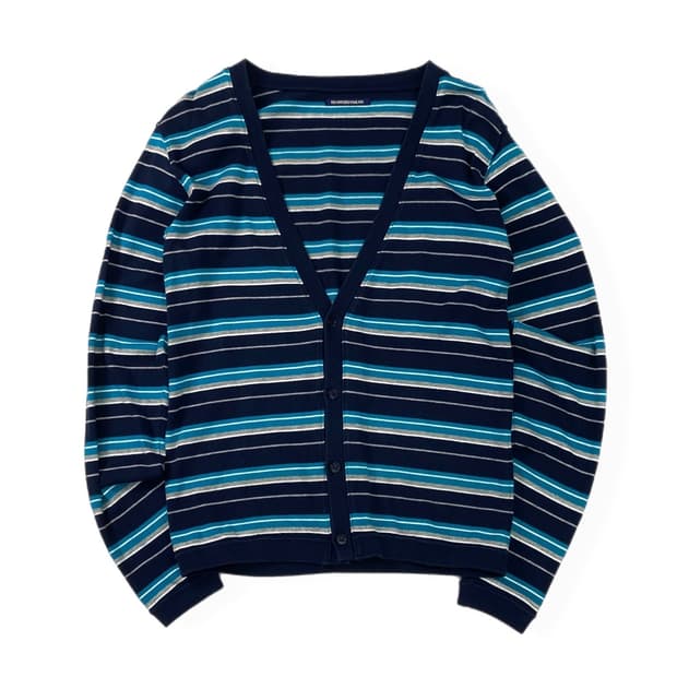 BEAMS BOY Striped cardigan