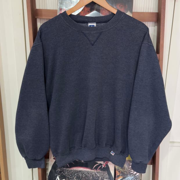 90s 러셀 에슬레틱 블랭크 스웻셔츠 USA