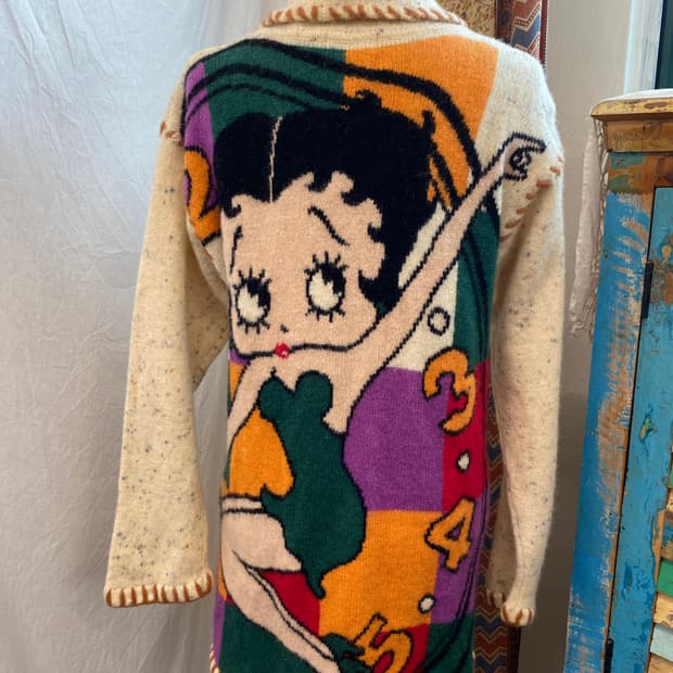 BETTY BOOP 울니트롱가디건(M)