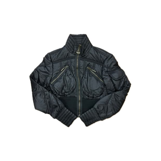 Just Cavalli 크롭 점퍼 패딩 블랙 42 (W)